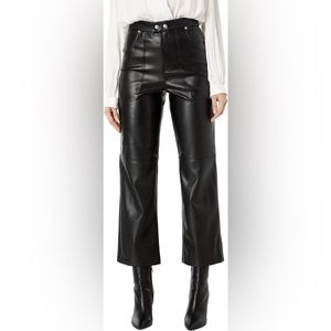 BlankNYC Leather Cropped Pants | Size 31